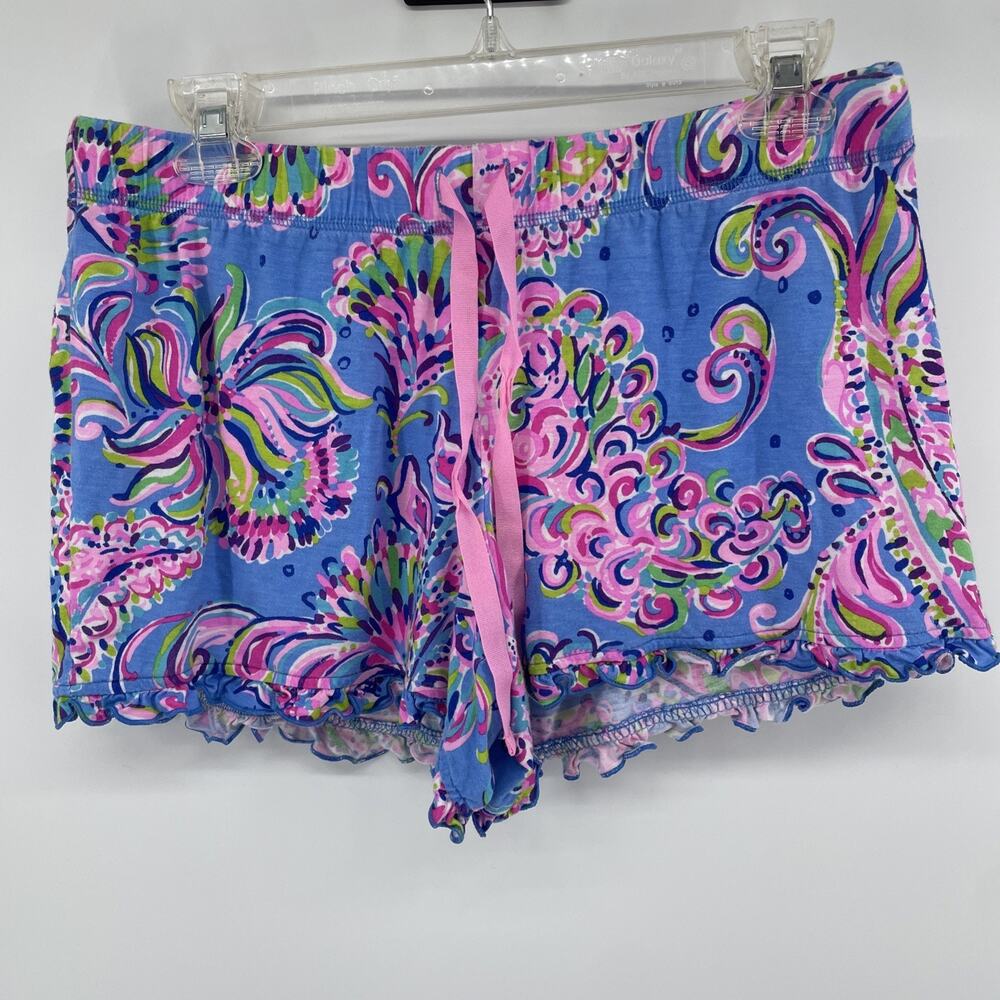 Lilly Pulitzer Women’s M Pajama Shorts Sleepwear Casual Loungewear Cozy Pink